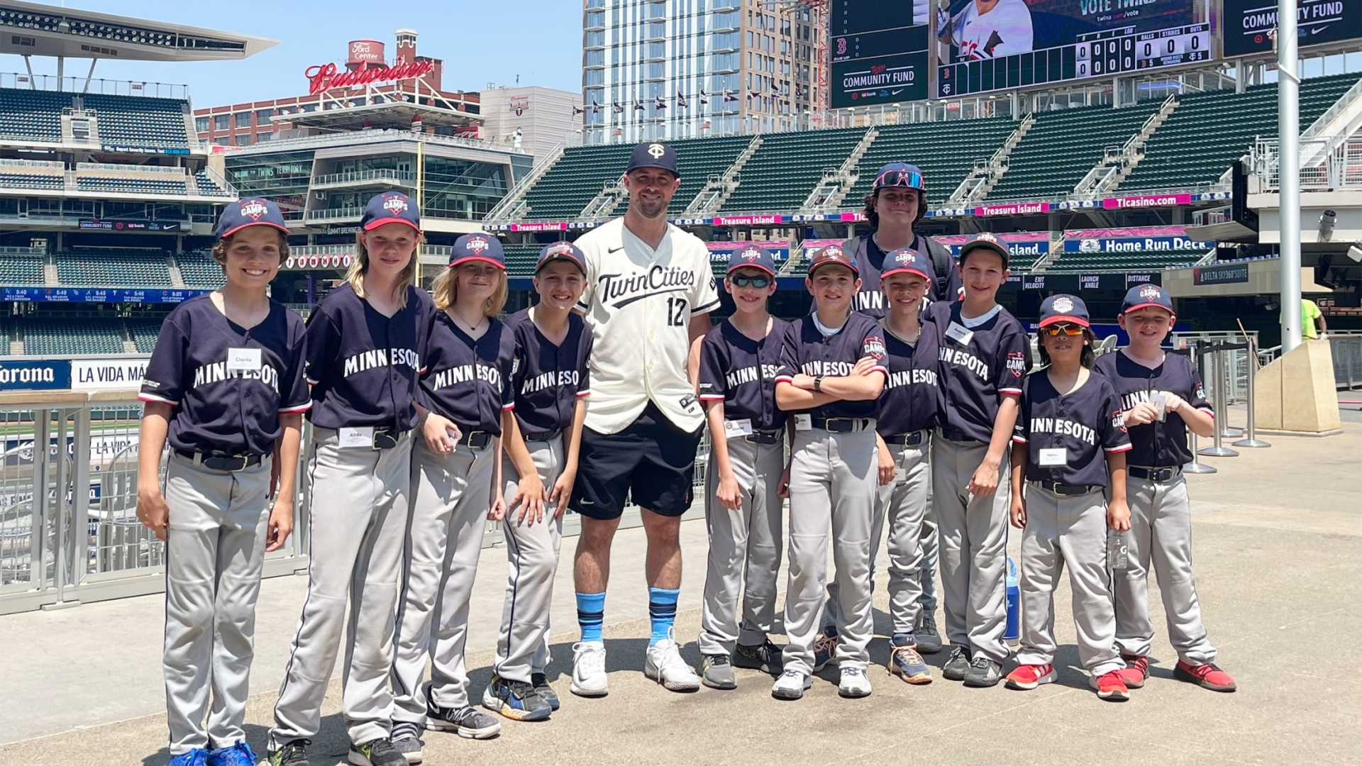 Minnesota Twins Baseball Team Practice