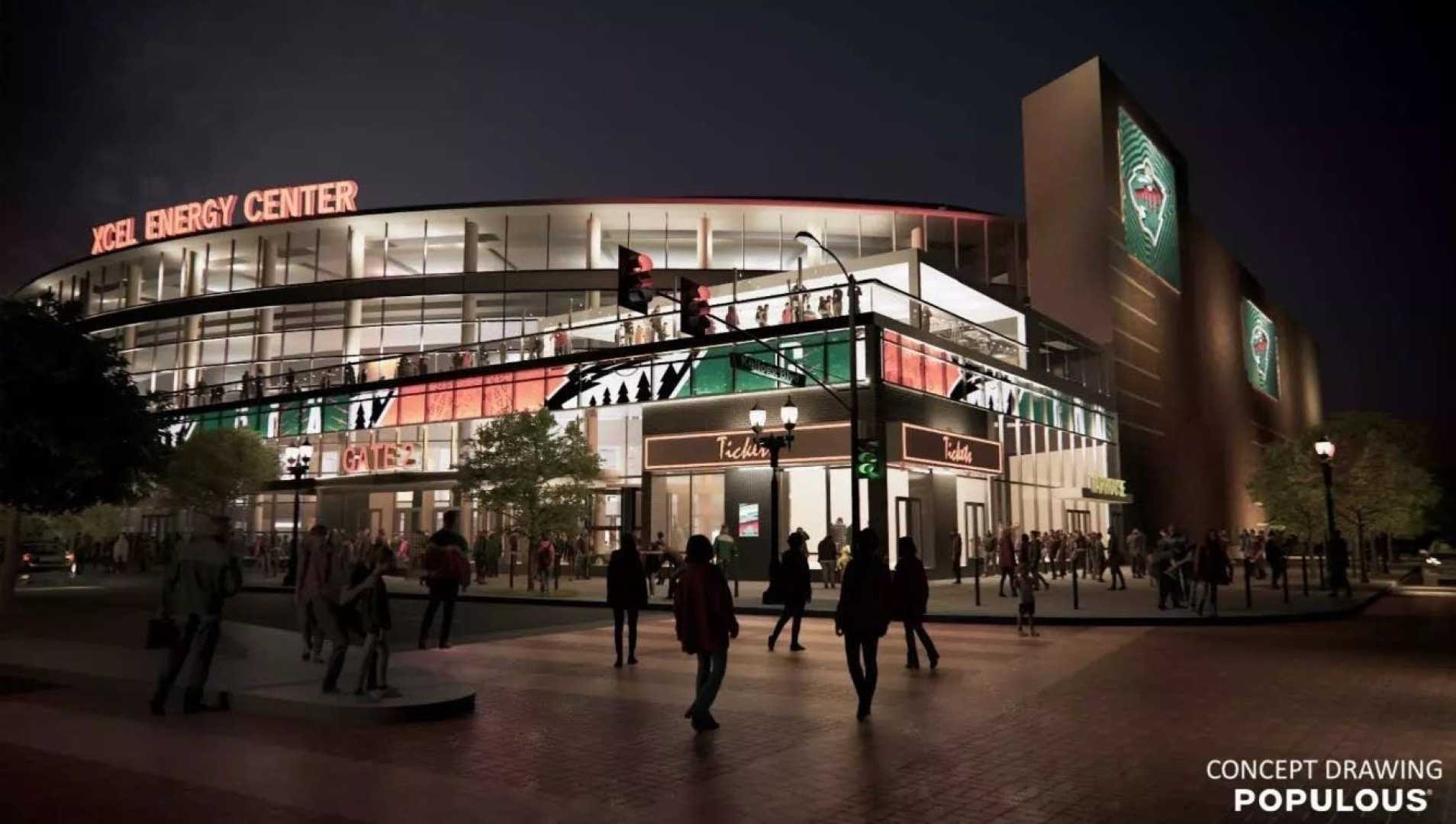 Minnesota Wild Xcel Energy Center Renovation Plans