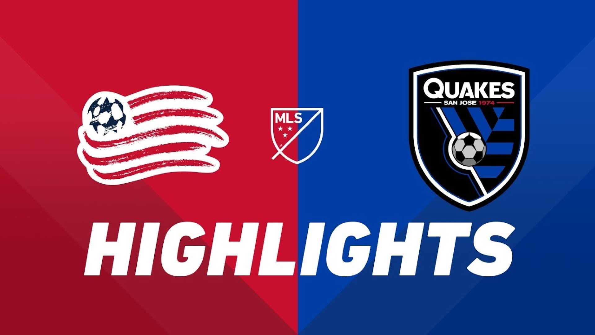 Mls San Jose Earthquakes Vs New England Revolution