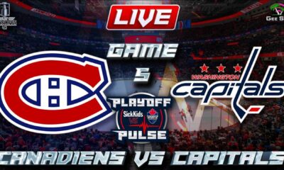 Montreal Canadiens Washington Capitals Playoff Game