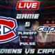 Montreal Canadiens Washington Capitals Playoff Game