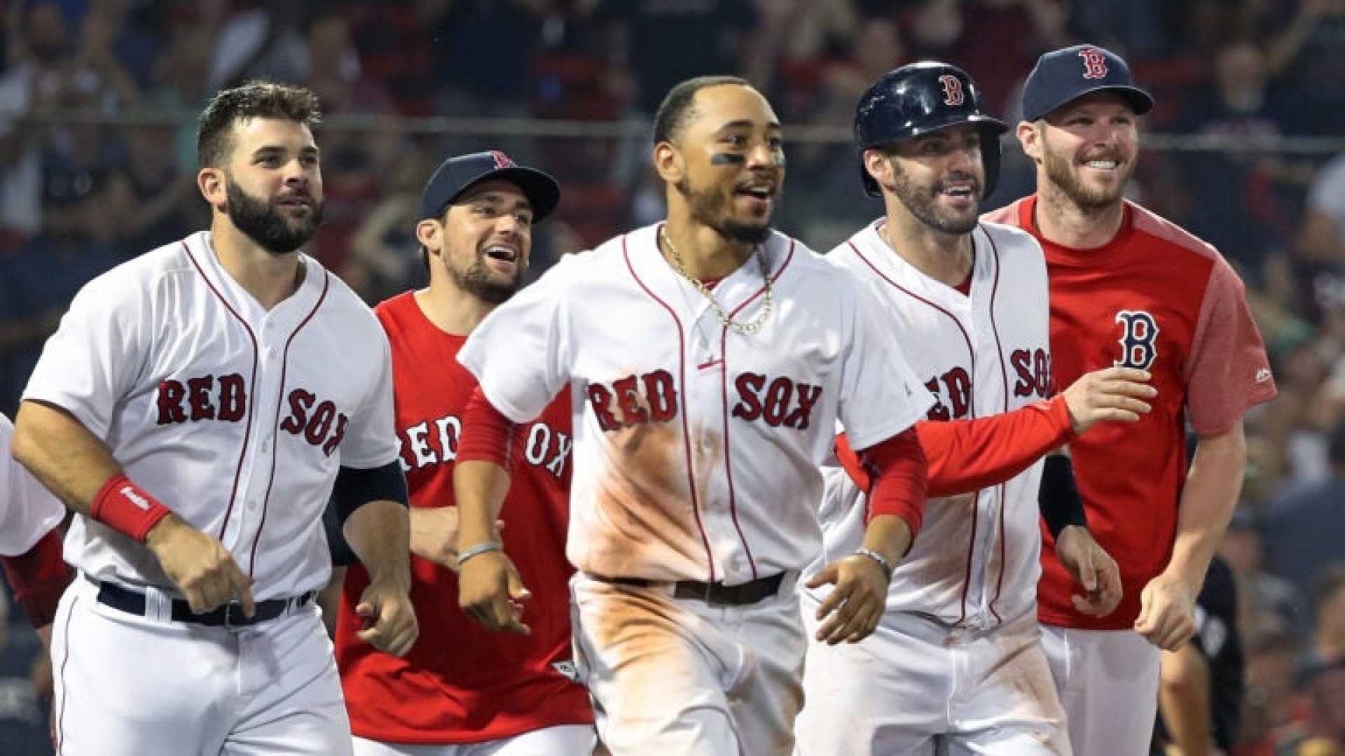 Mookie Betts Chris Sale Red Sox 2018