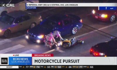 Motorcyclist Police Chase Los Angeles