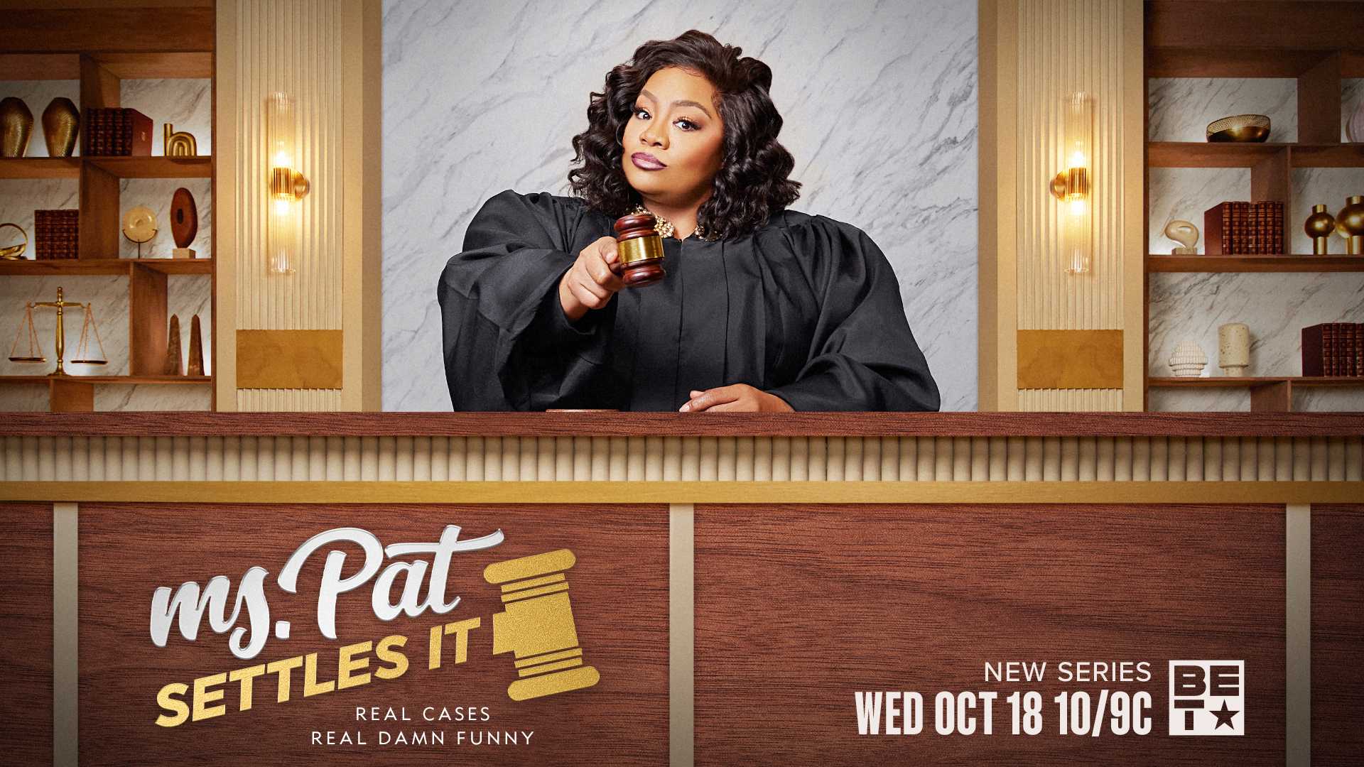 Ms. Pat Settles It Show Promotional Image