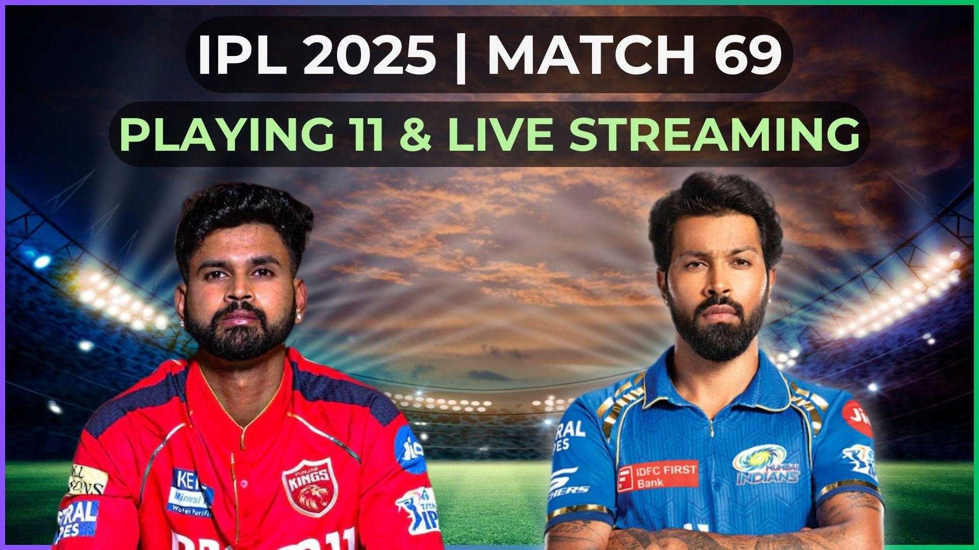 Mumbai Indians Vs Punjab Kings Ipl 2025