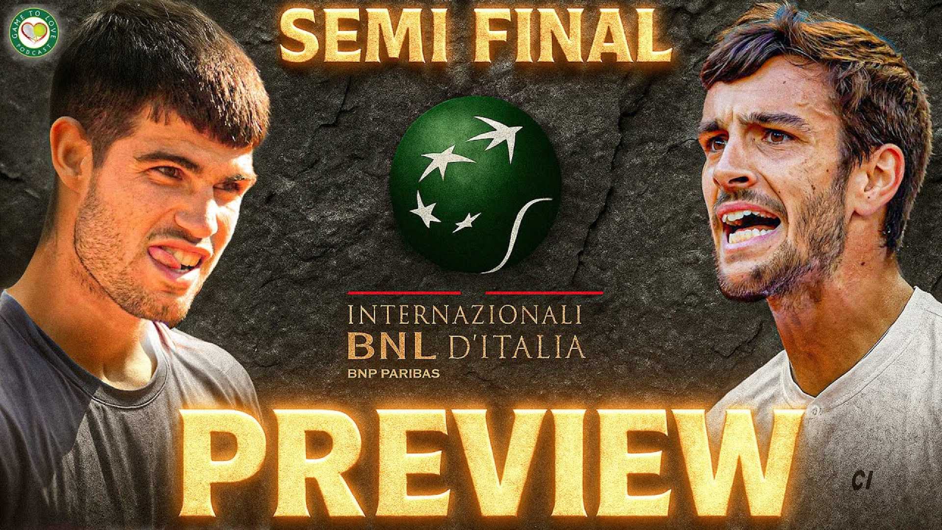 Musetti Alcaraz Internazionali Bnl D'italia Match
