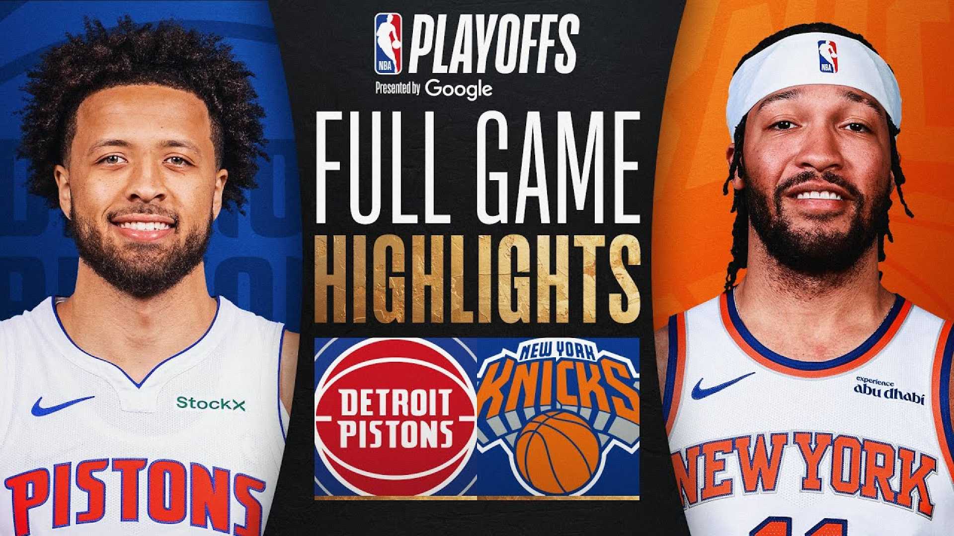 Nba Pistons Knicks Game 5 Highlights