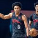 Nba Playoff Action Thompson Twins Nuggets Championship