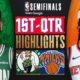 Nba Playoff Highlights Boston Celtics New York Knicks