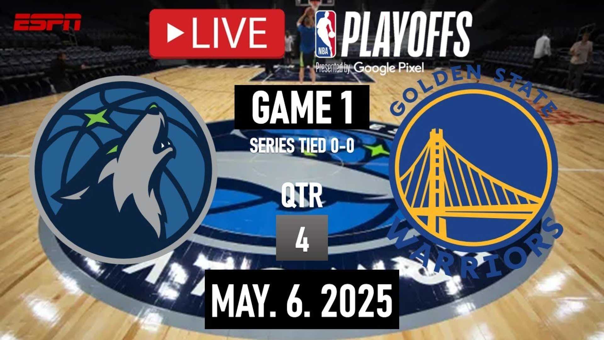 Nba Playoff Warriors Vs Timberwolves Game 1