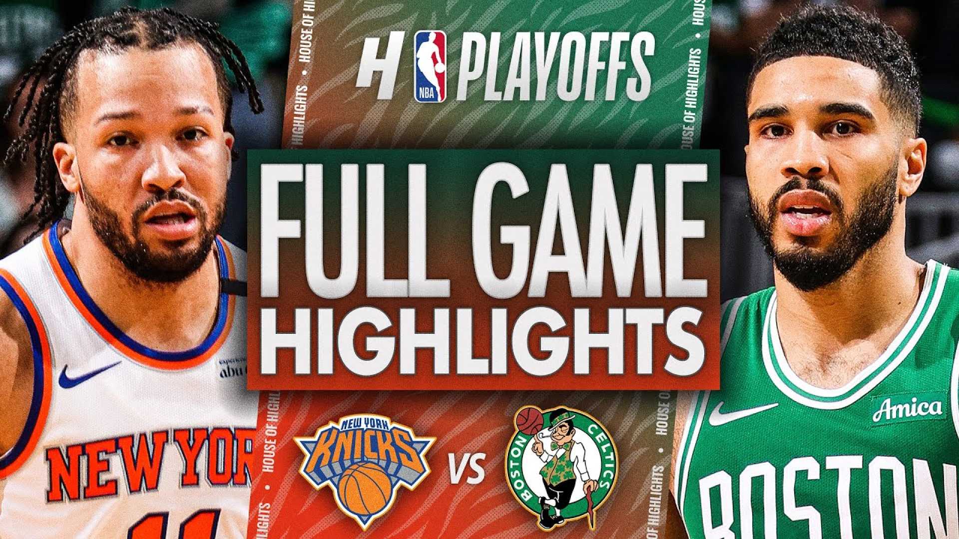 Nba Playoffs New York Knicks Boston Celtics