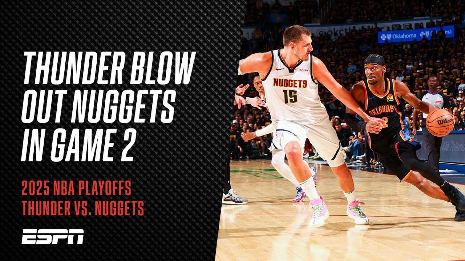 Nba Playoffs Thunder Vs Nuggets