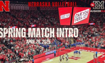 Nebraska Volleyball Match Spring 2025