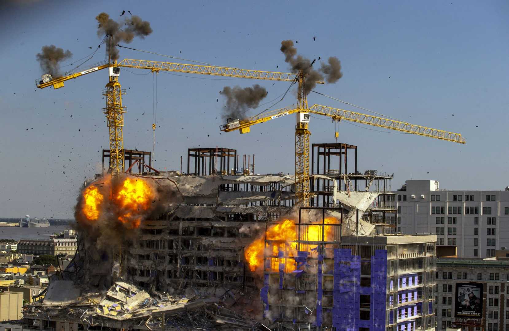 New Orleans Highrise Explosions Rescue Efforts