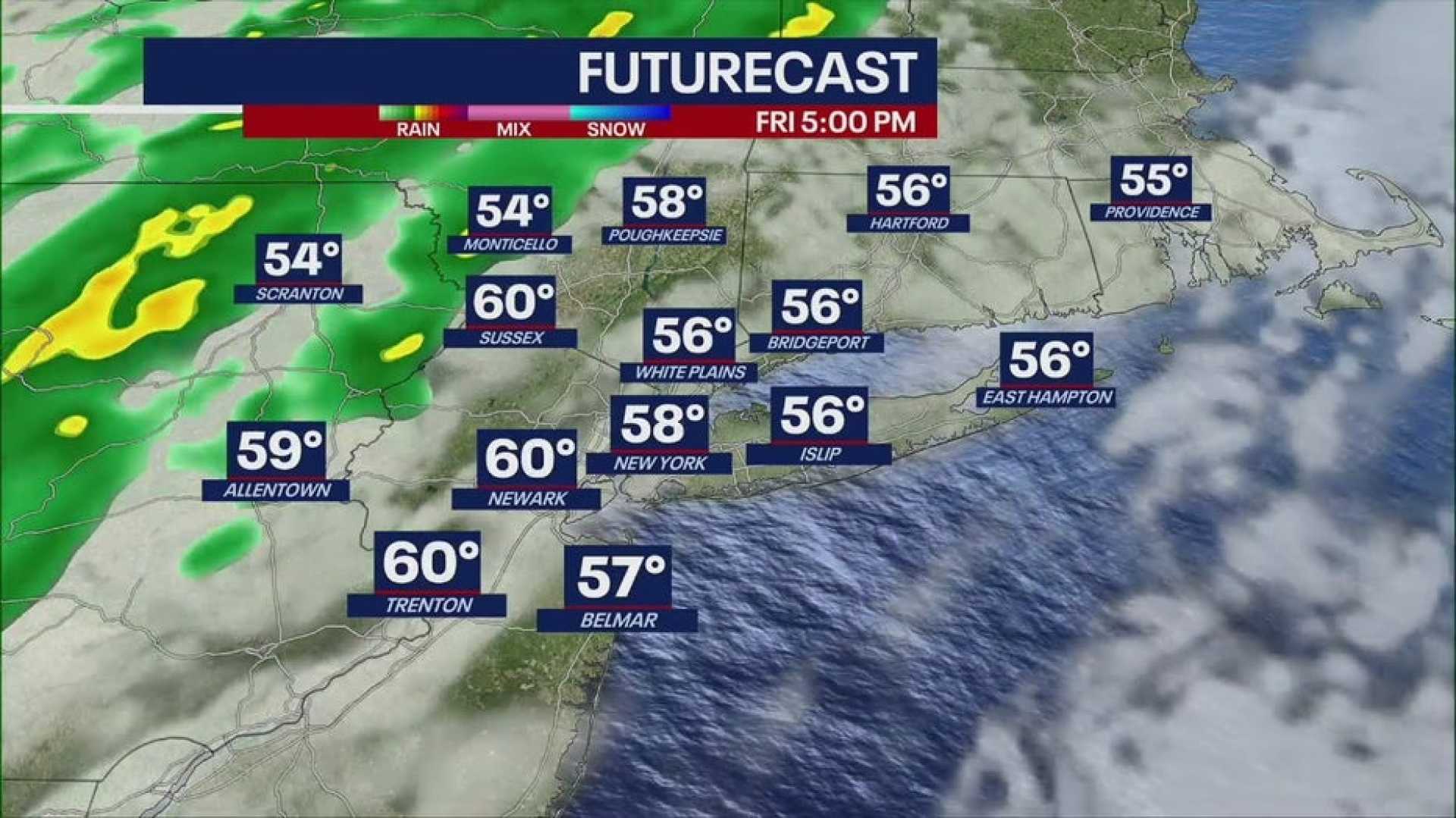 New York City Rain Forecast