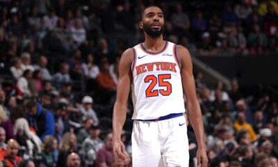 New York Knicks Mikal Bridges Basketball