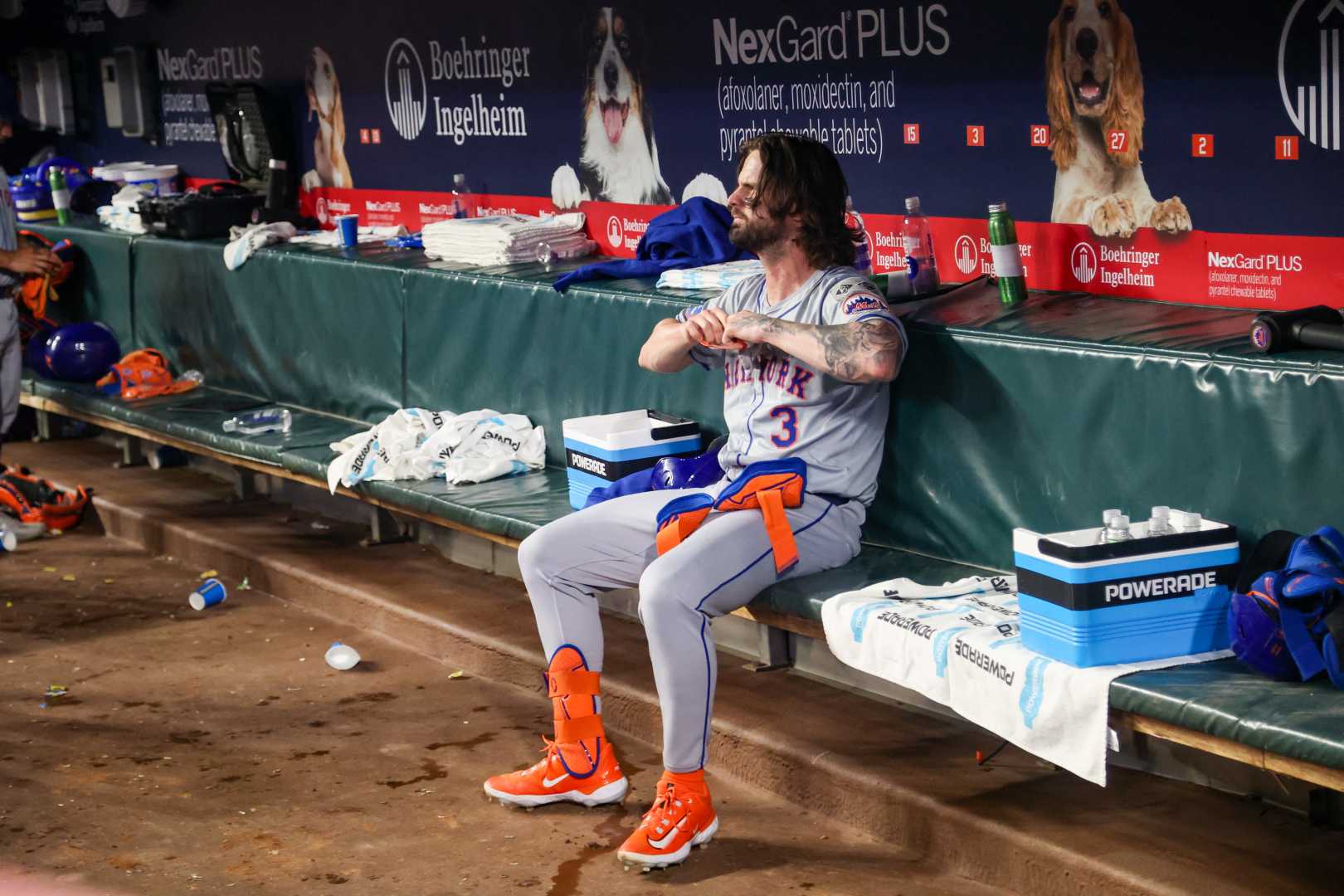 New York Mets Jesse Winker Injury Game