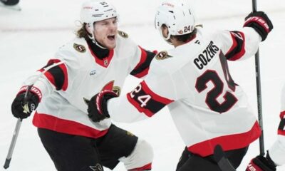 Nhl Playoff Action Maple Leafs Senators