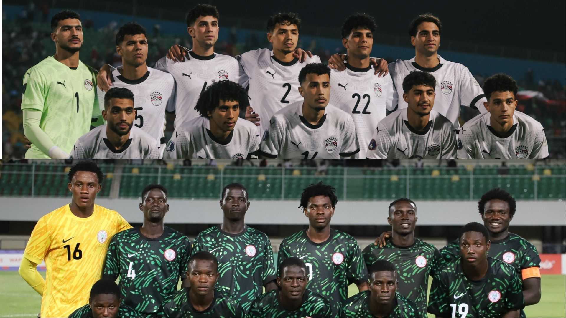 Nigeria U 20 Football Team Egypt Match