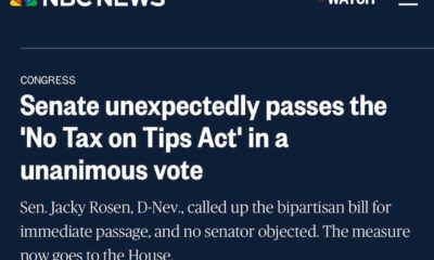 No Tax On Tips Act Senate Vote