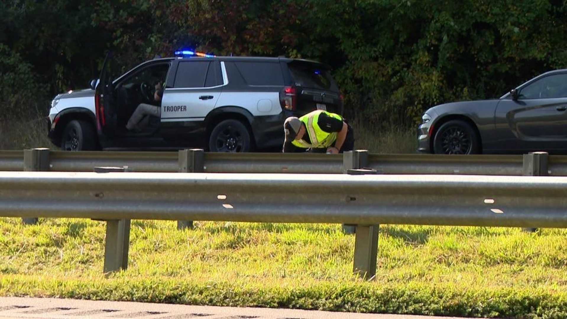 North Carolina State Troopers Investigating Car Crash