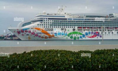 Norwegian Pearl Cruise Ship In Miami Beach