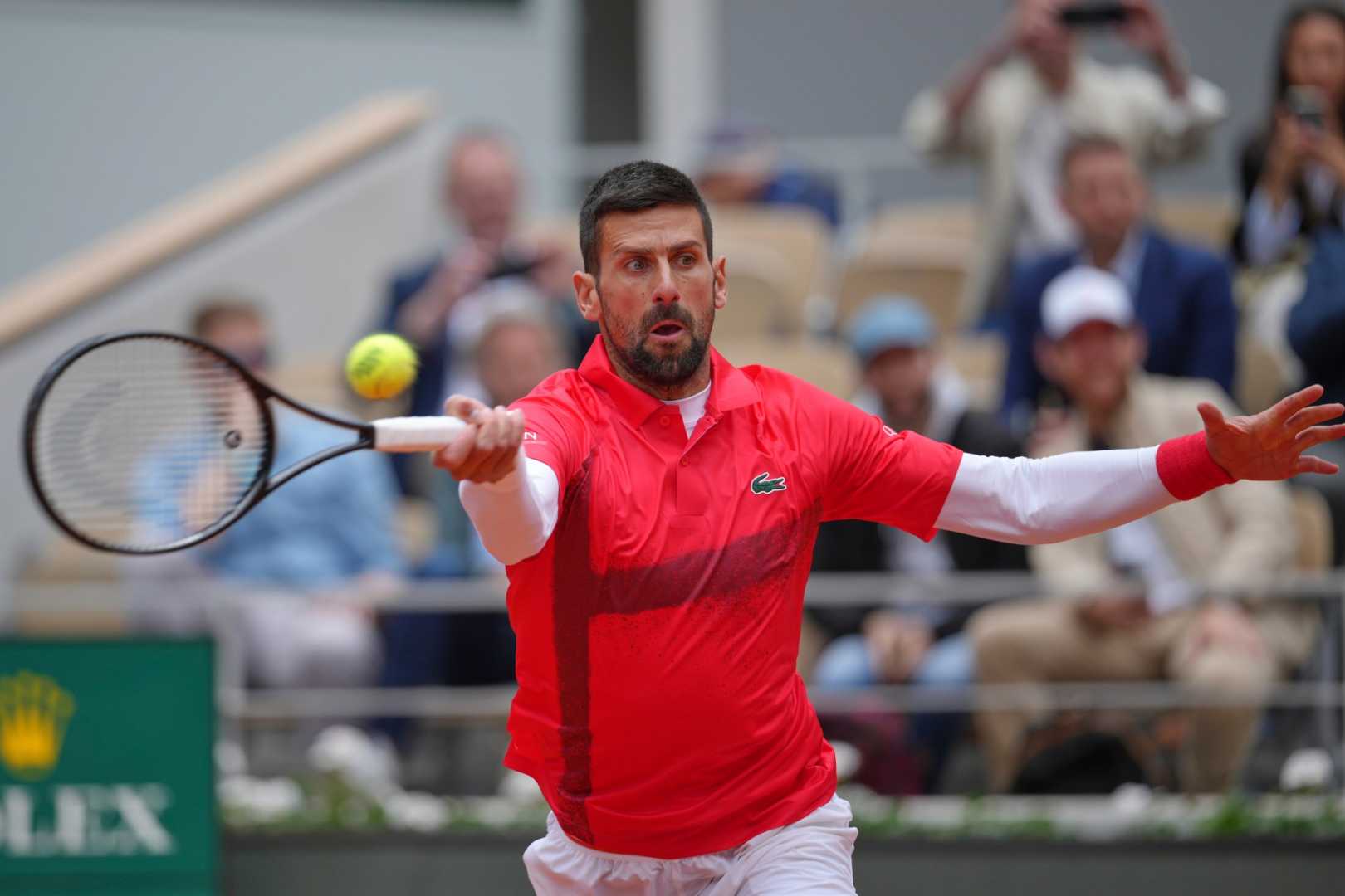 Novak Djokovic French Tennis Open Match