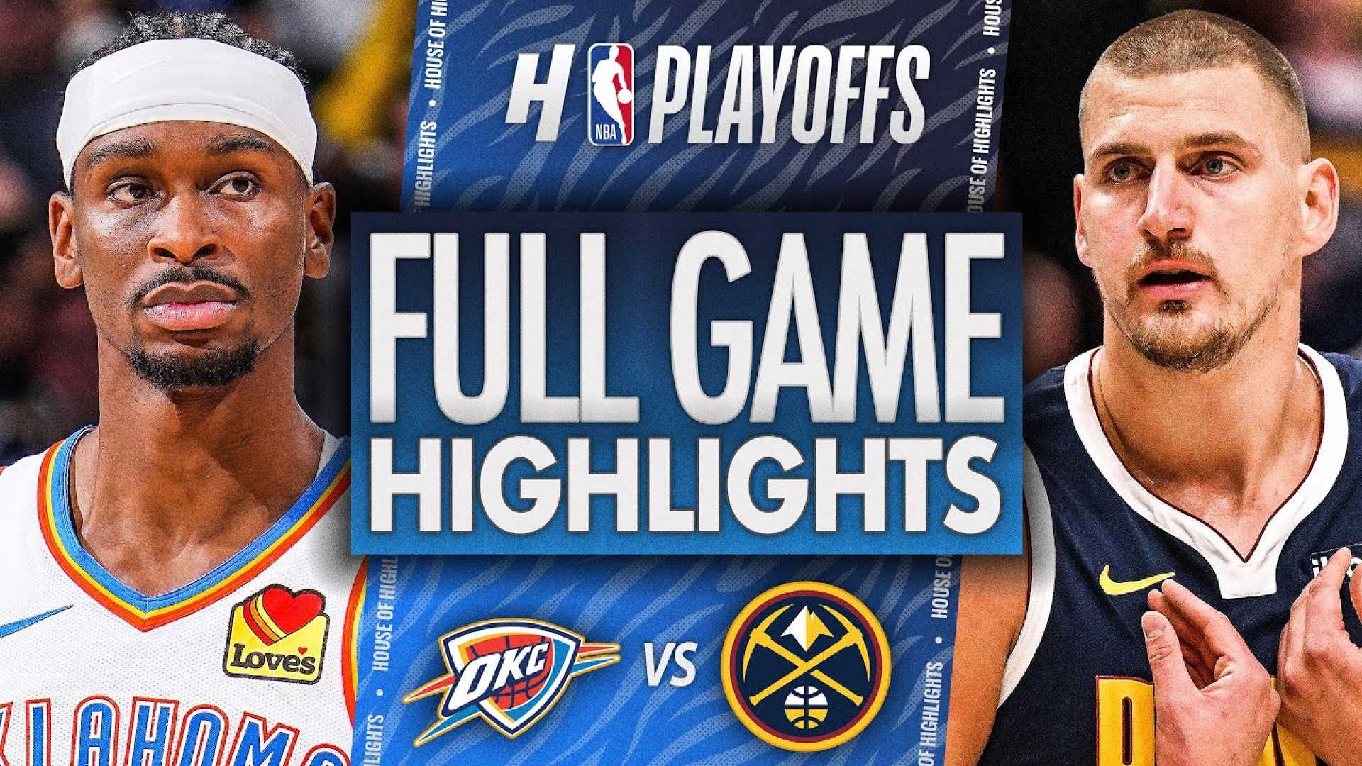 Nuggets Thunder Playoff Game May 2025