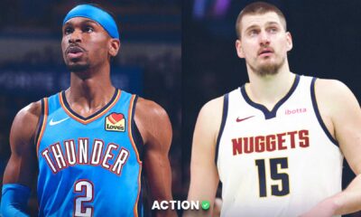 Nuggets Vs Thunder Playoff Game Action
