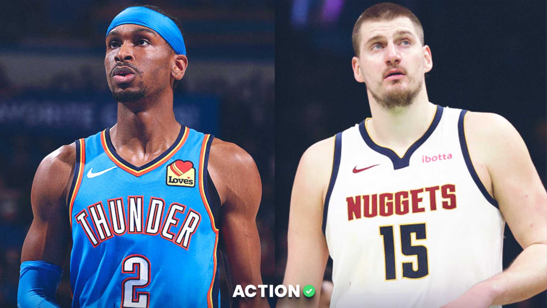 Nuggets Vs Thunder Playoff Game Action
