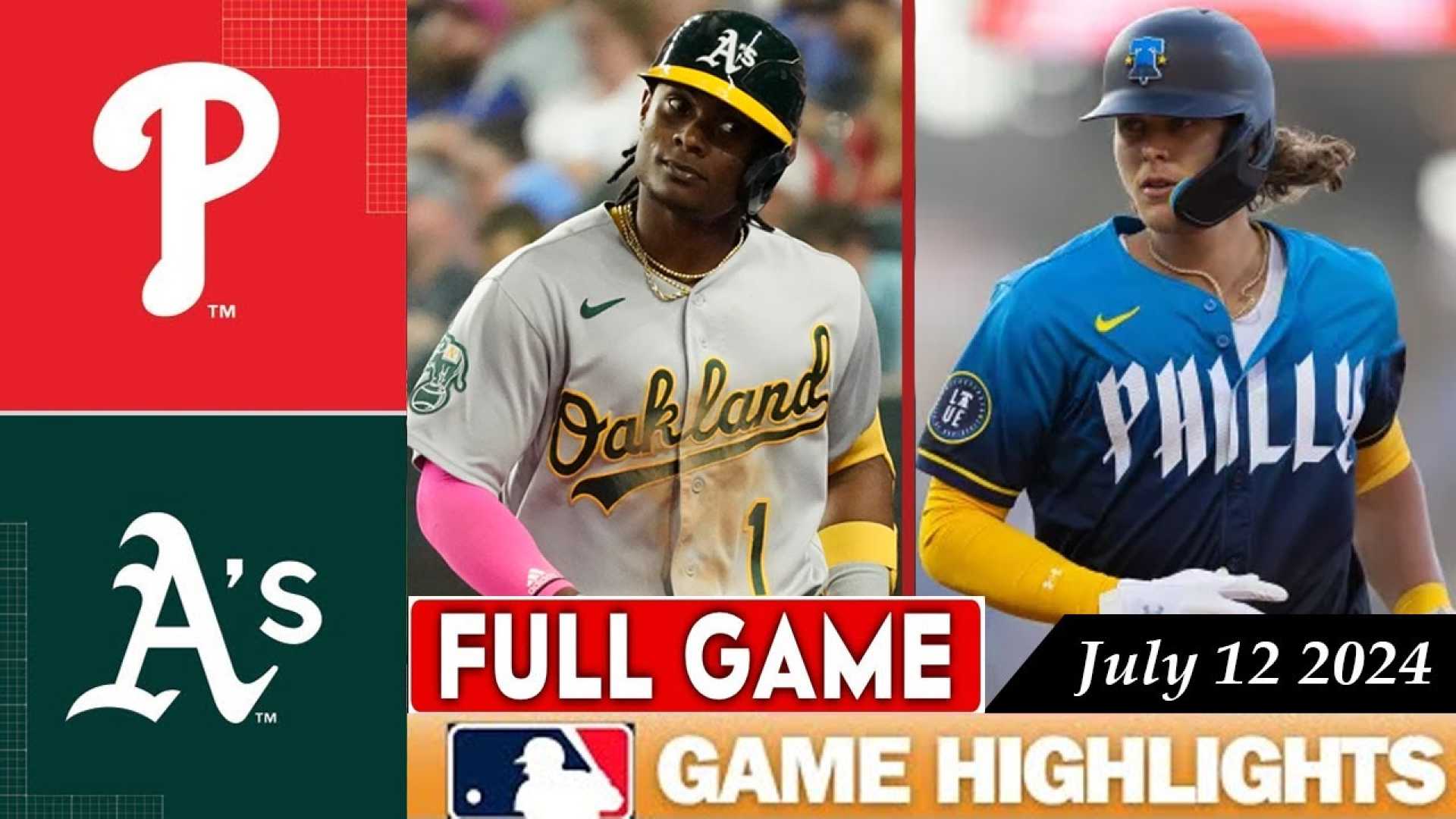 Oakland Athletics Vs Philadelphia Phillies Baseball