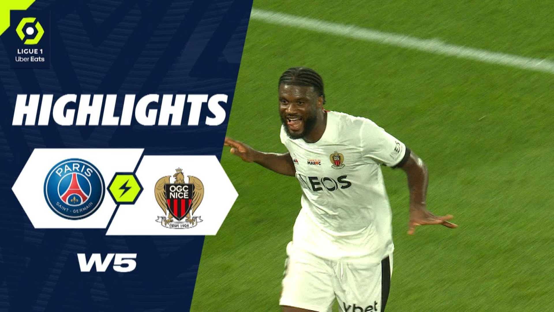 Ogc Nice Vs Paris Saint Germain Match Highlights