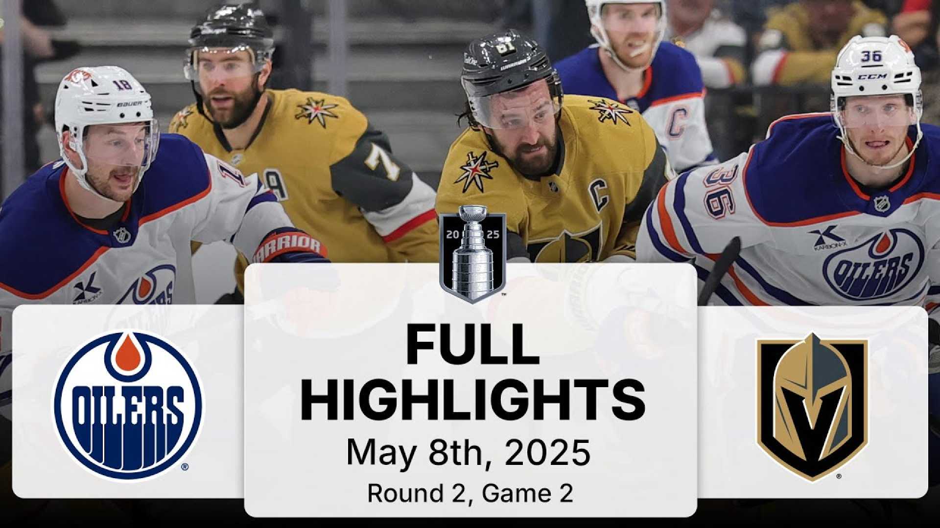 Oilers Vs Golden Knights Playoff Hockey