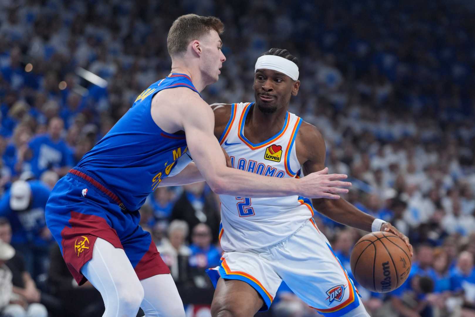 Okc Thunder Vs Denver Nuggets Playoff Game