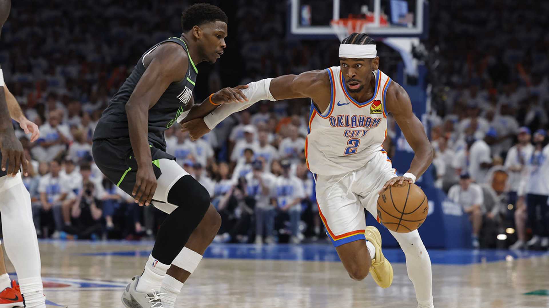 Oklahoma City Thunder Anthony Edwards Shai Gilgeous Alexander