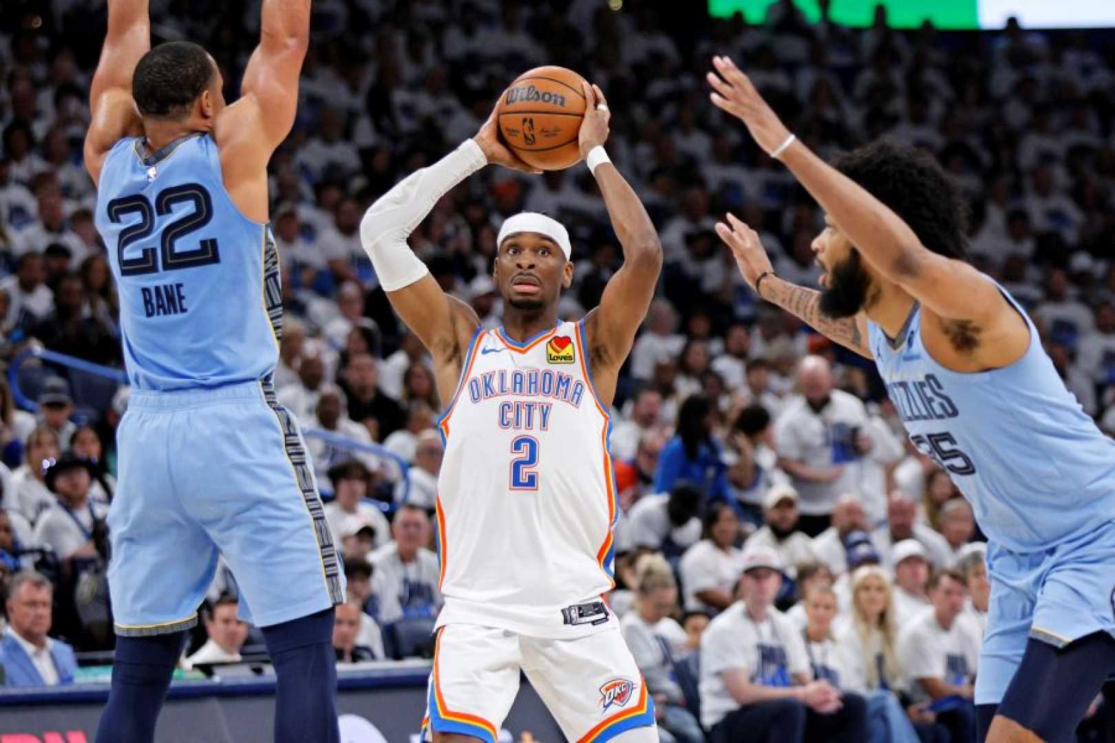 Oklahoma City Thunder Nba Playoffs Action