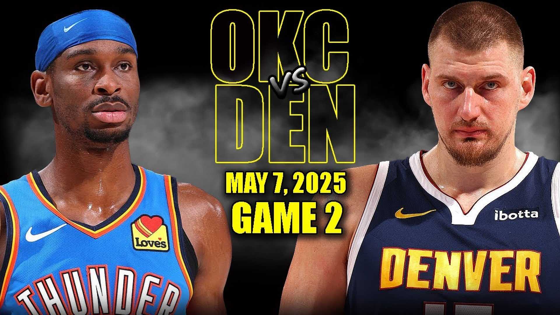 Oklahoma City Thunder Vs Denver Nuggets Basketball Game