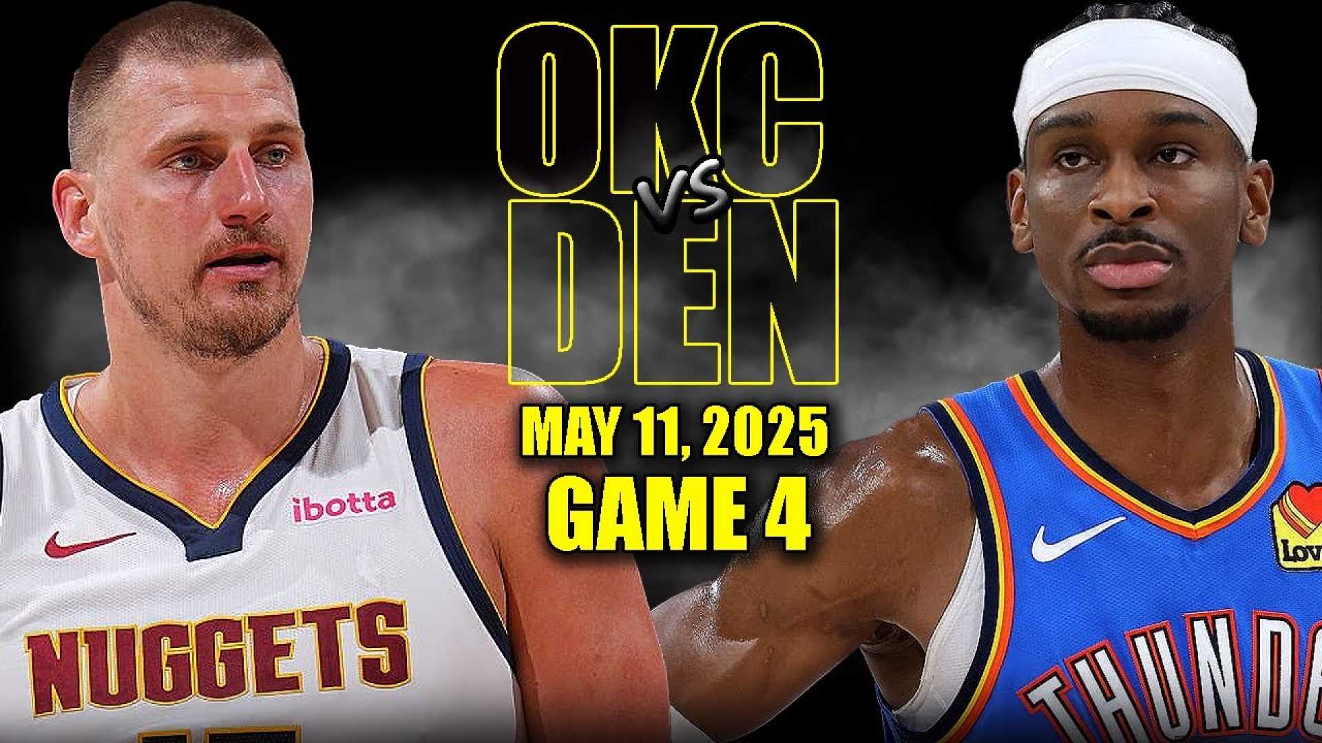 Oklahoma City Thunder Vs Denver Nuggets Game 4
