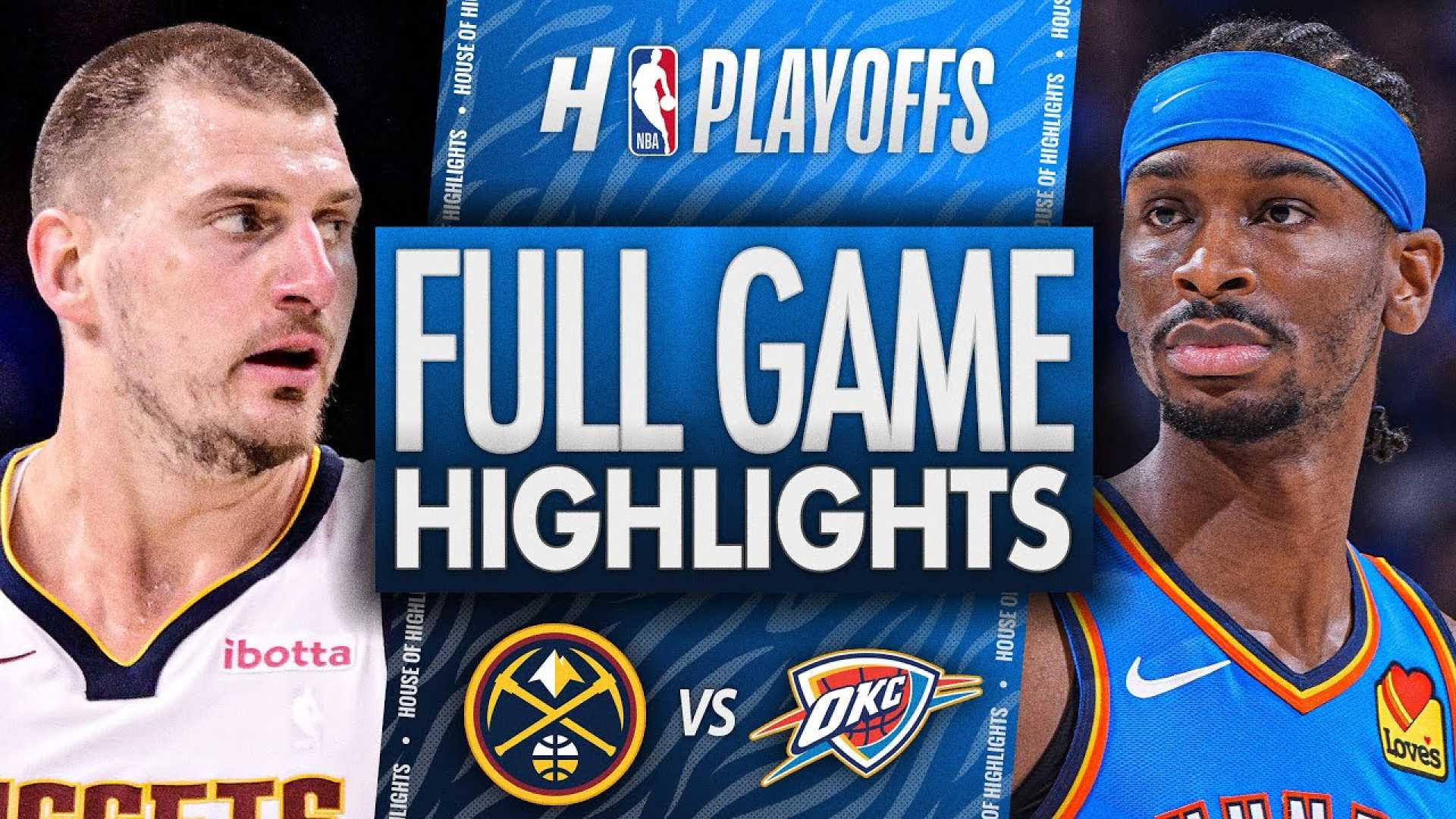 Oklahoma City Thunder Vs Denver Nuggets Game 7
