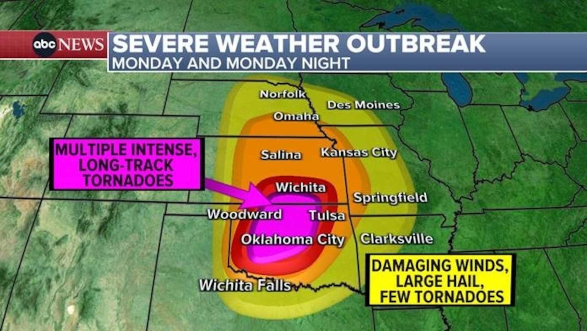 Oklahoma Tornado Weather Forecast