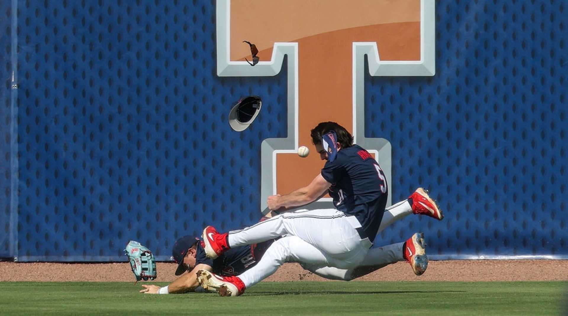 Ole Miss Arkansas Baseball Collision