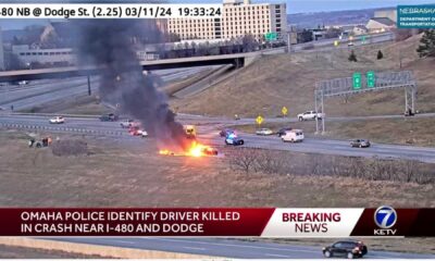 Omaha Police Chase Crash Highway 75