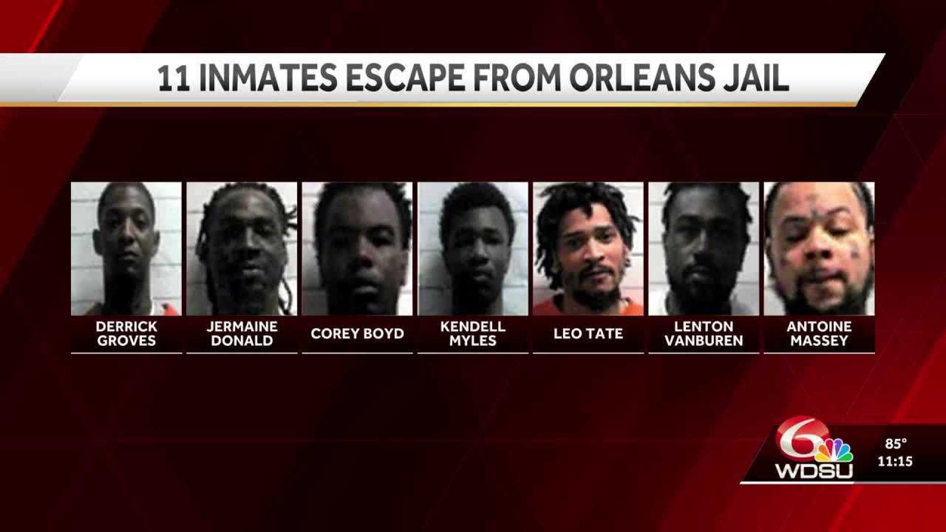 Orleans Justice Center Inmate Escape