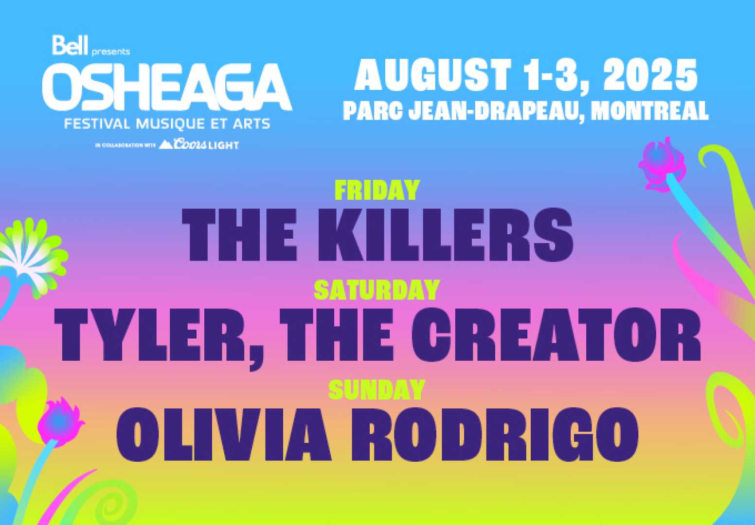 Osheaga Festival Montreal 2025