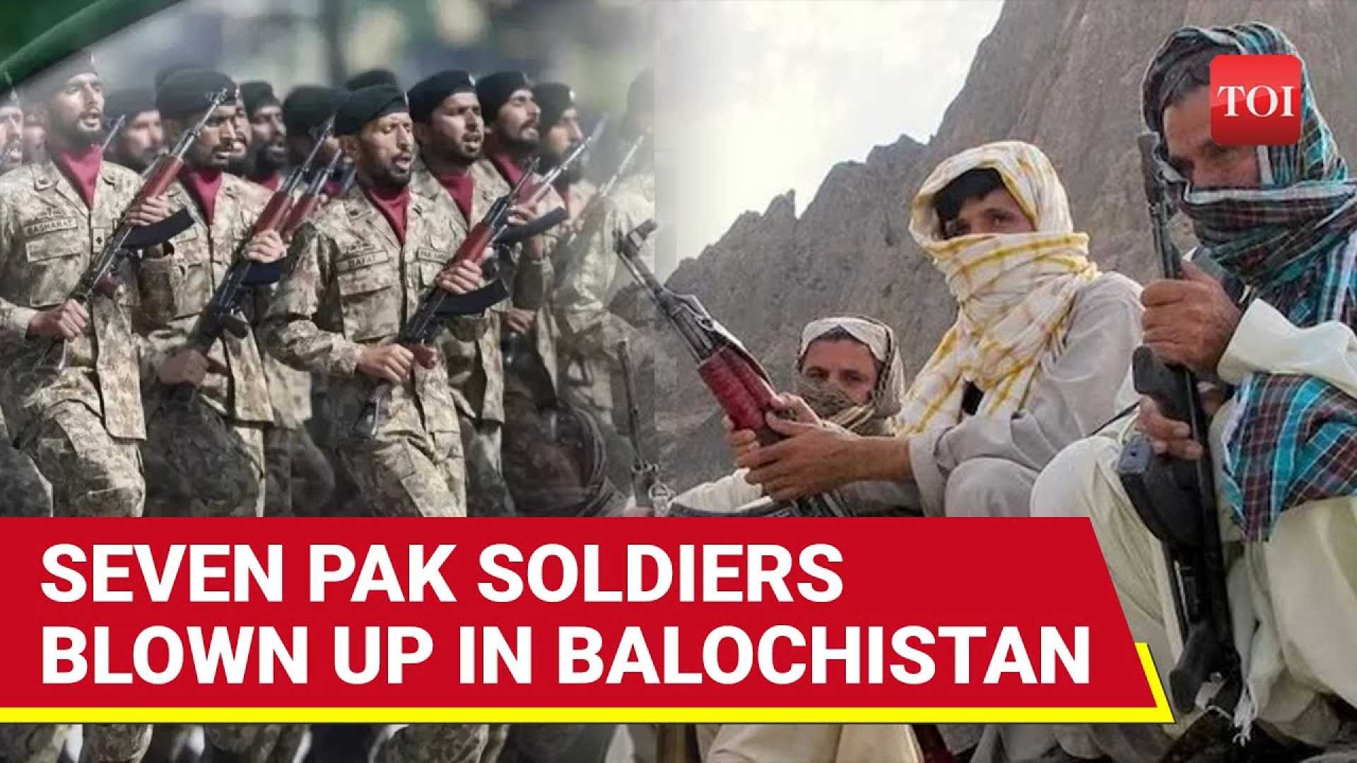 Pakistani Army Soldiers Balochistan Bombing