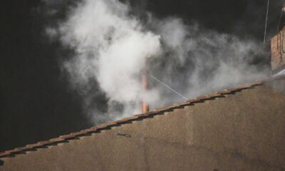 Papal Conclave Smoke Vatican City