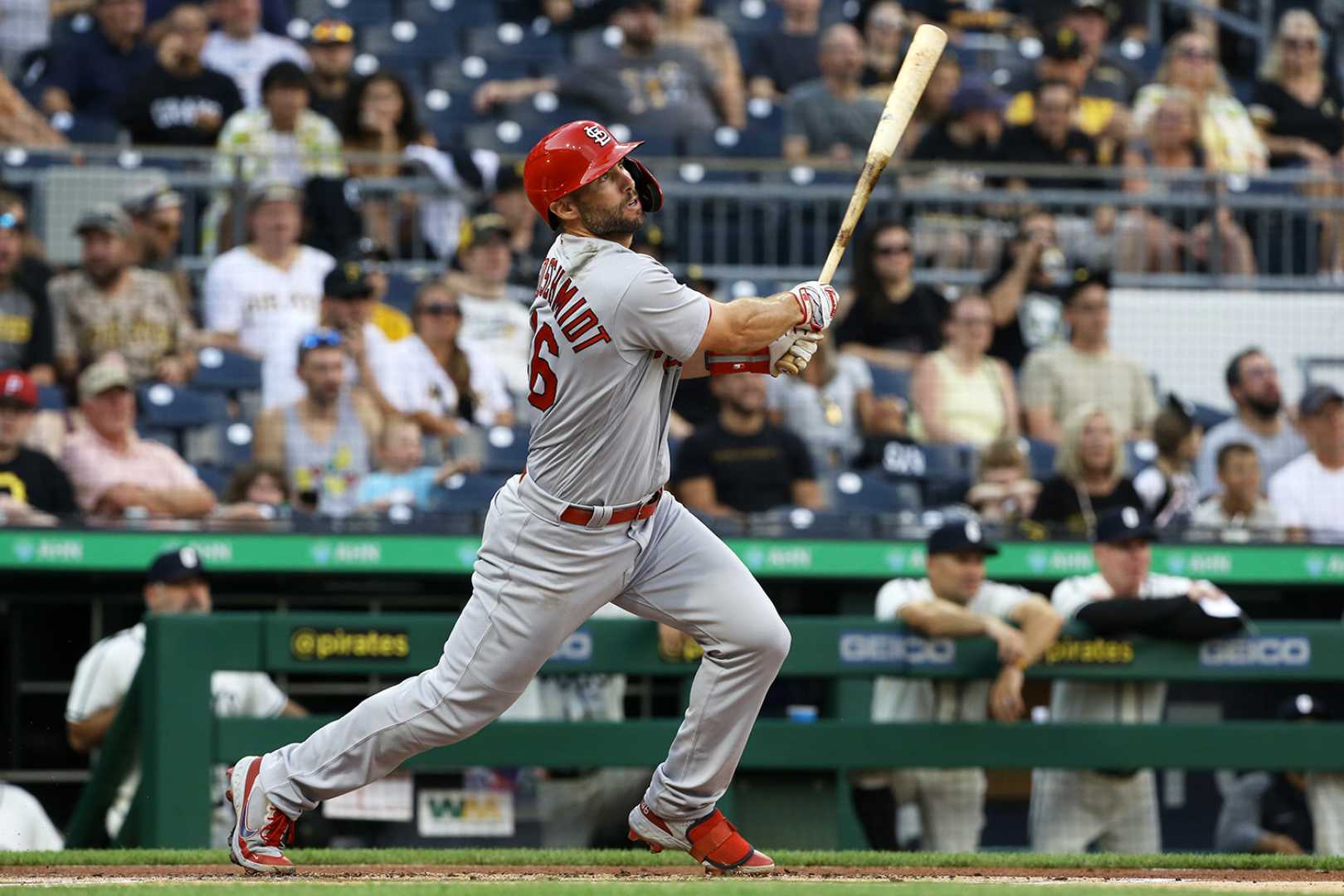 Paul Goldschmidt Batting During Game