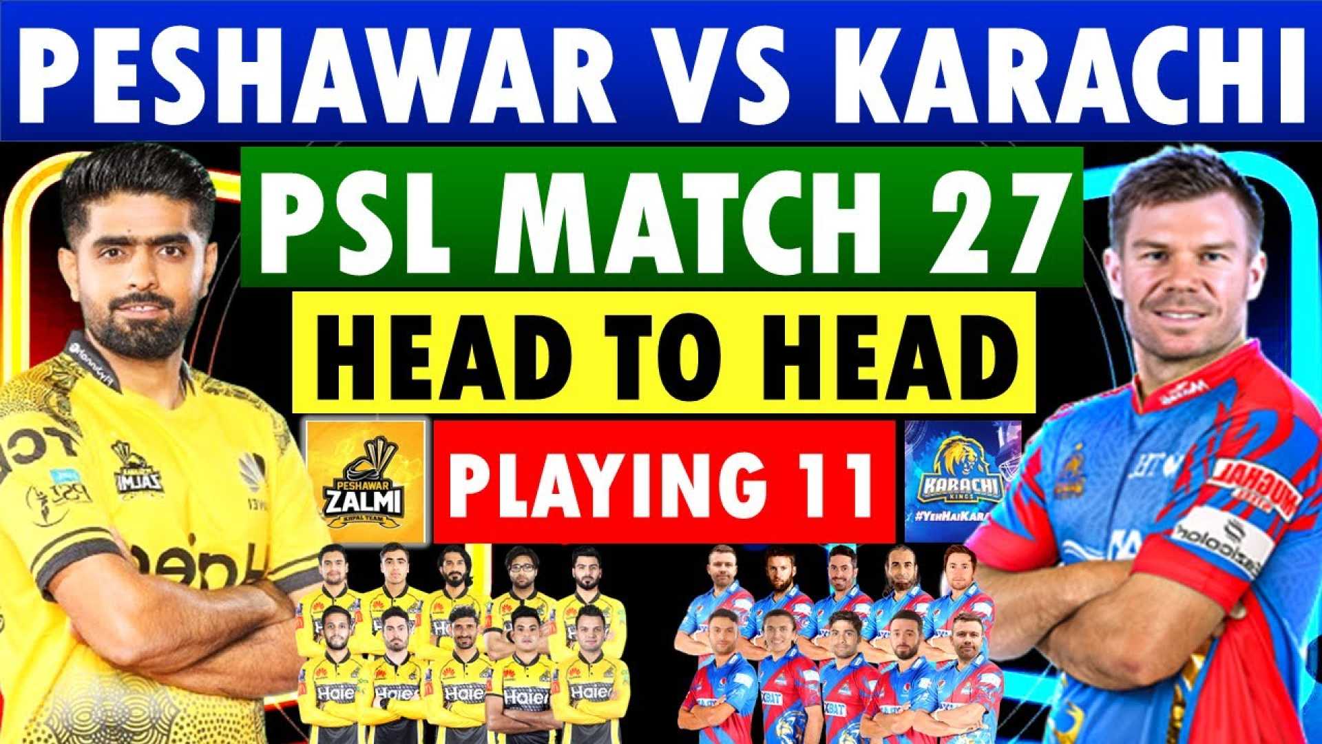 Peshawar Zalmi Karachi Kings Psl 2025