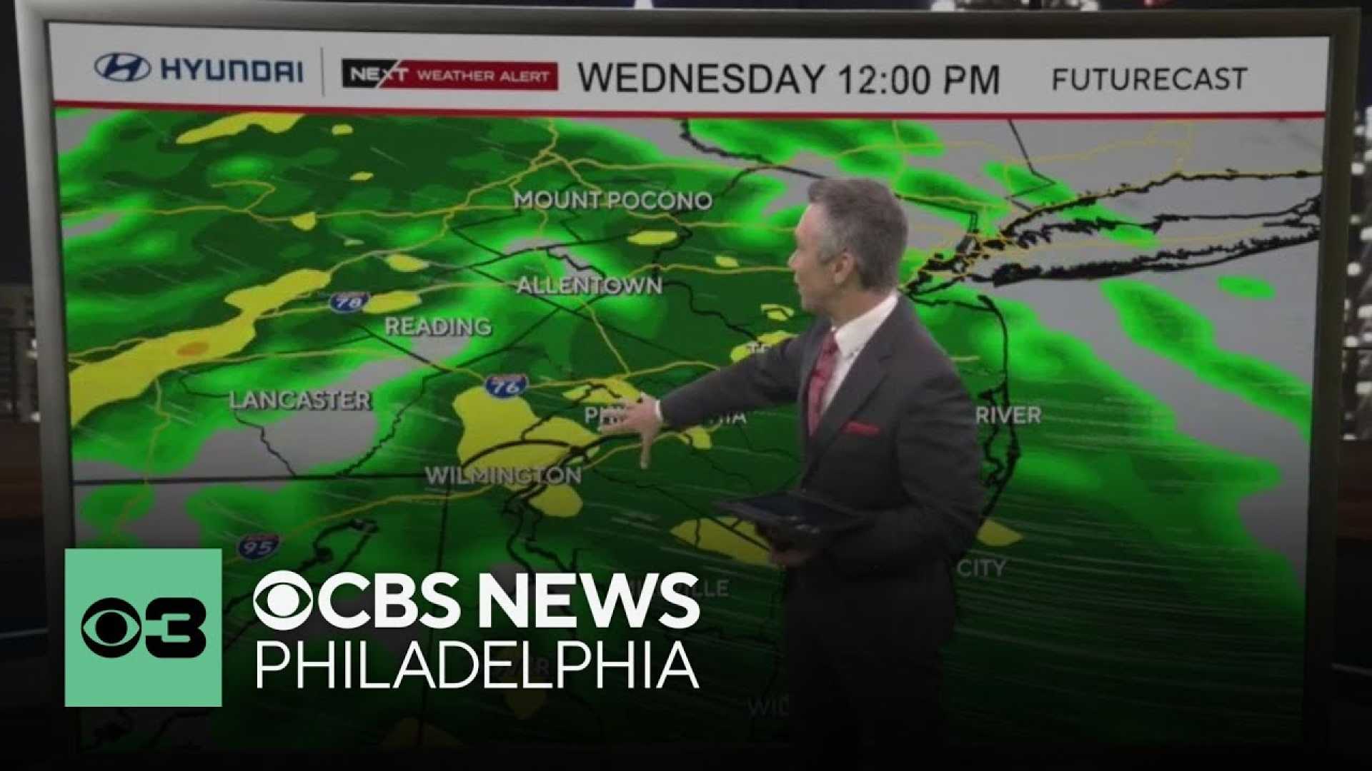 Philadelphia Heavy Rain Weather Alert