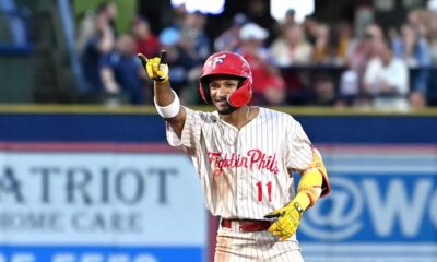 Phillies Baseball Player Johan Rojas